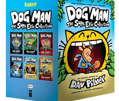 Dog Man: The Supa Epic Collection: From the Creator of Captain Underpants (Dog Man #1-6 Box Set) For Sale