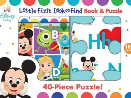 Disney Baby: Little First Look and Find Book & Puzzle Hot on Sale