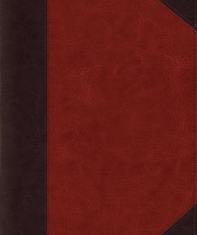 ESV Study Bible, Large Print (Trutone, Brown Cordovan, Portfolio Design) For Sale